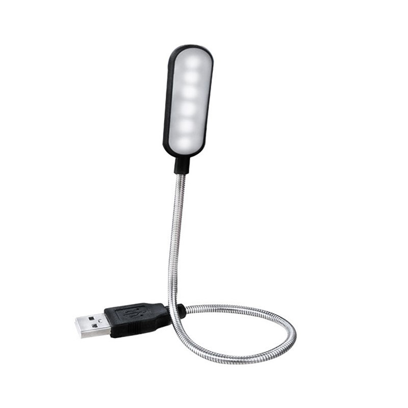 Desk Setup For Laptop - Mini 4 LED Book Lamp Portable