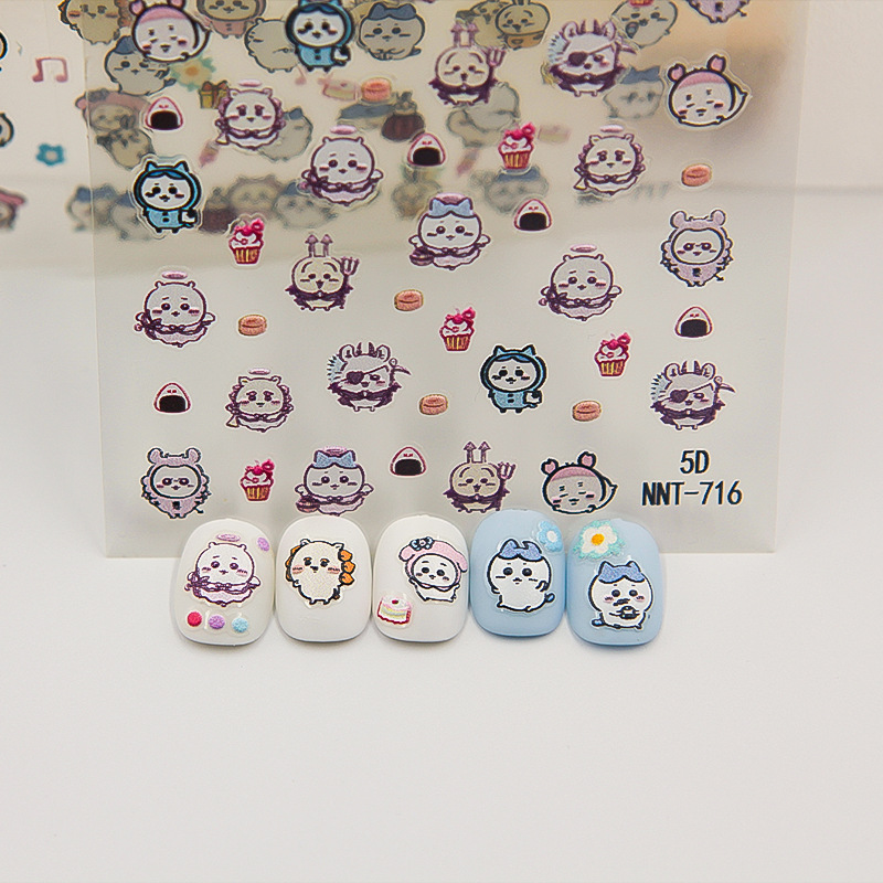Pen Cup Magnetic - yiji Cartoon Series Usachi, Hachi, Jiyi