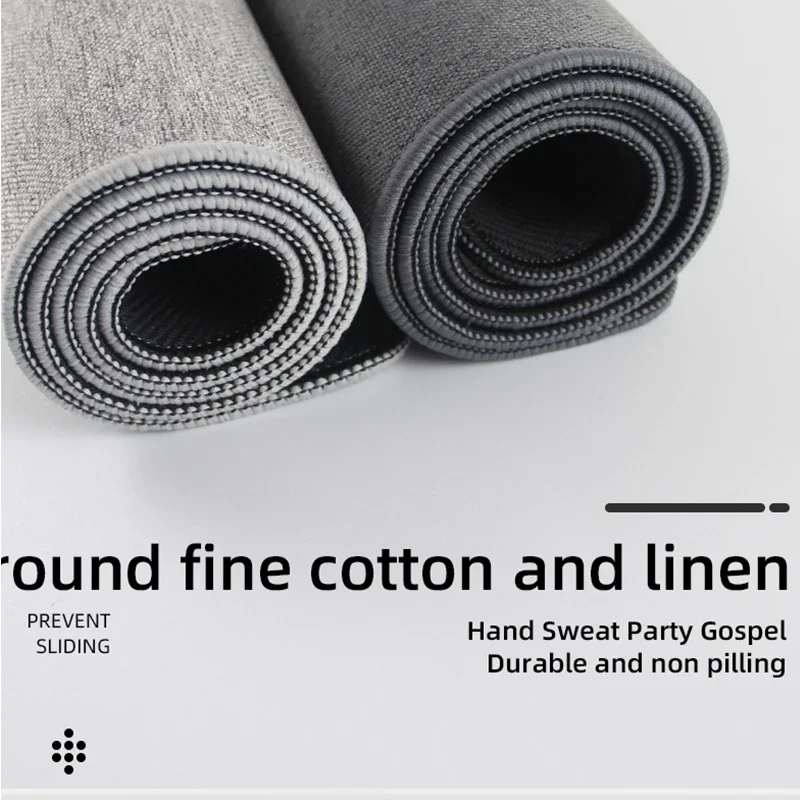 Desk Setup Gadgets - Cotton and Linen Rubber XXL Mouse