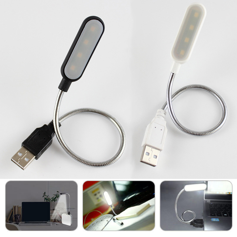 Mini 4 LED Book Lamp Portable  - Desk Setup For Laptop บทวิจารณ์และราคา