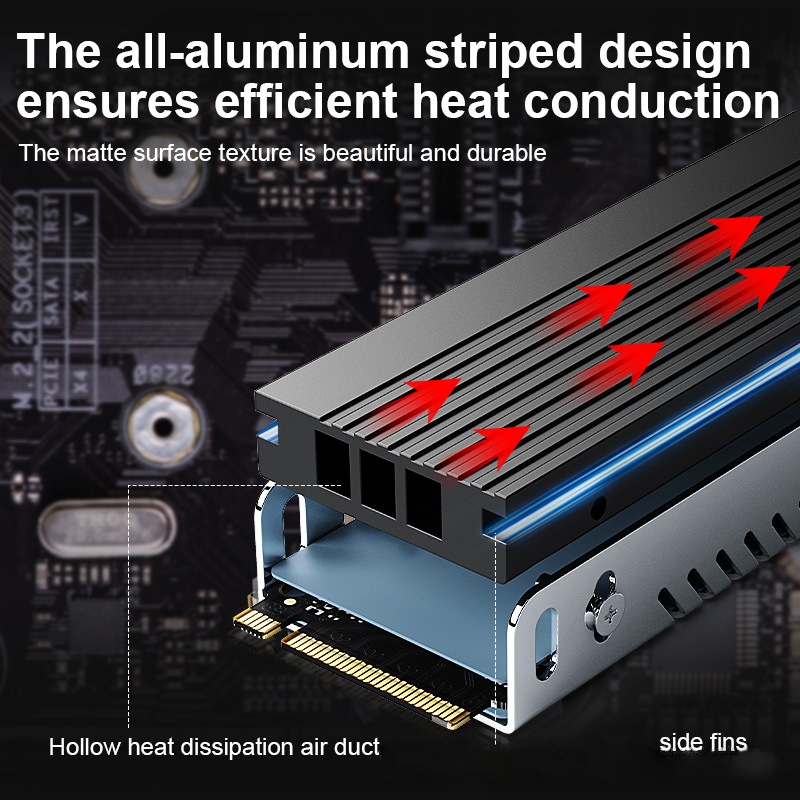 M.2 SSD Heatsink M2 2280 Solid - Desk Setup Ps5 บทวิจารณ์และราคา