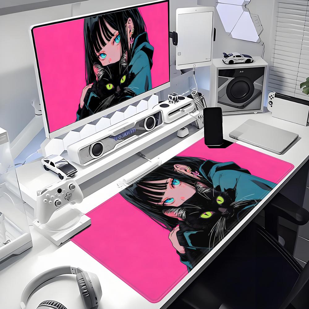 Gaming Mouse Pad Anime Black C - Desk Setup Gadgets บทวิจารณ์และราคา