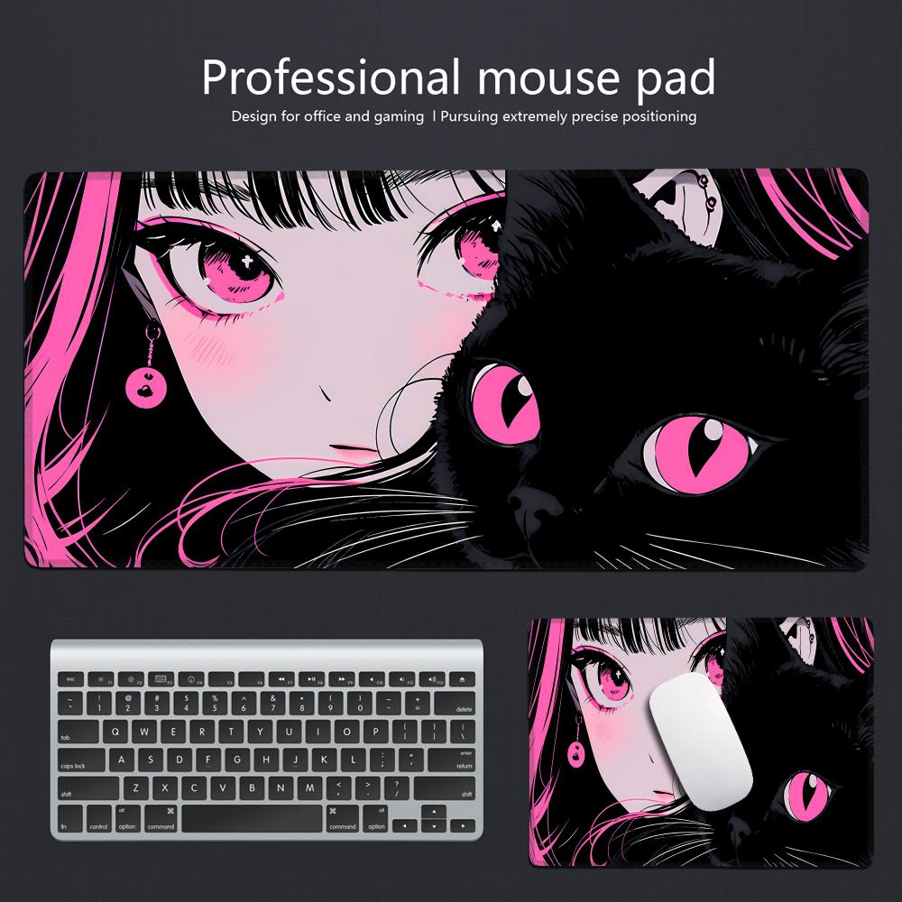 Gaming Mouse Pad Anime Black C - Desk Setup Gadgets บทวิจารณ์และราคา