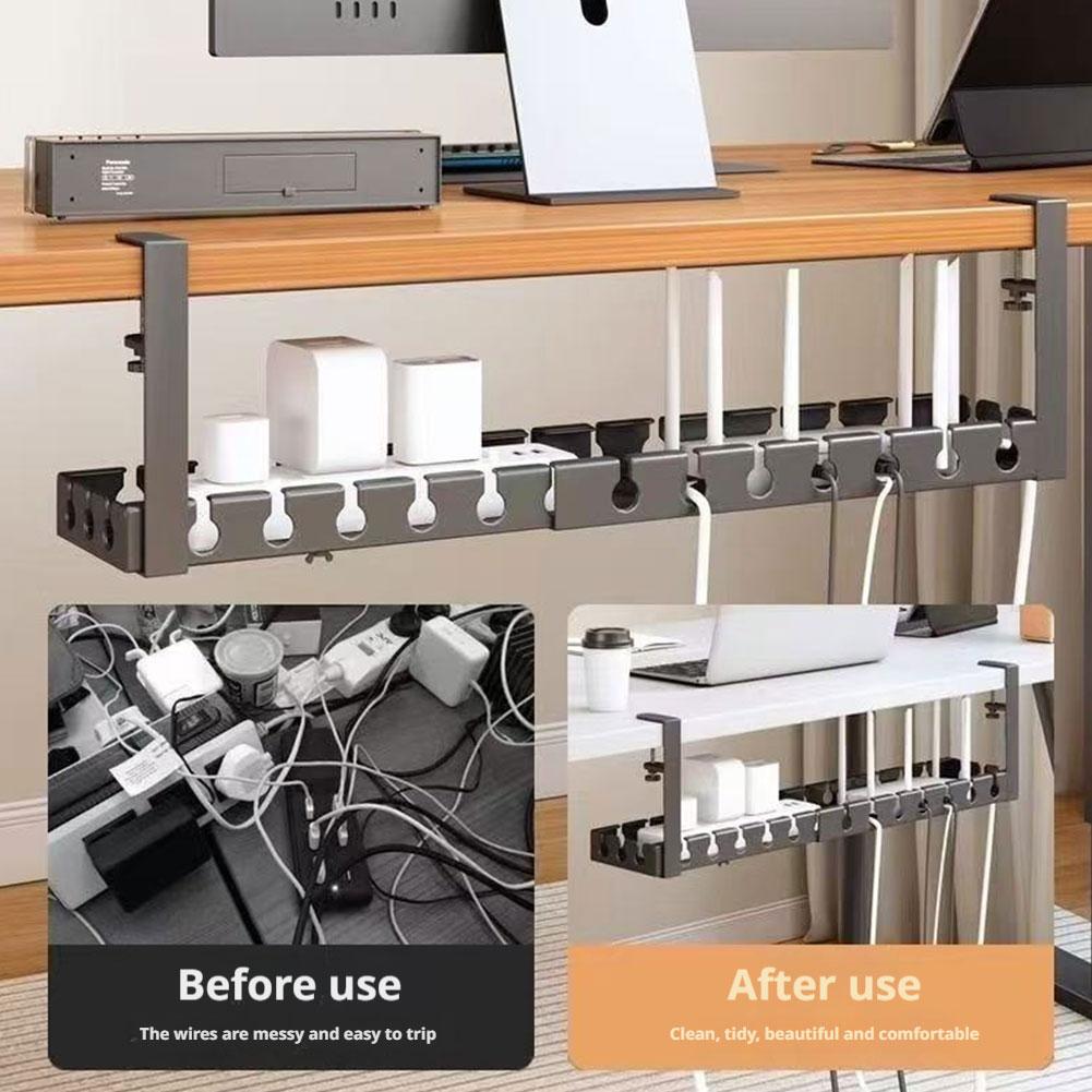 Extendable Under Desk Cable Ma - Desk Setup Shelves บทวิจารณ์และราคา