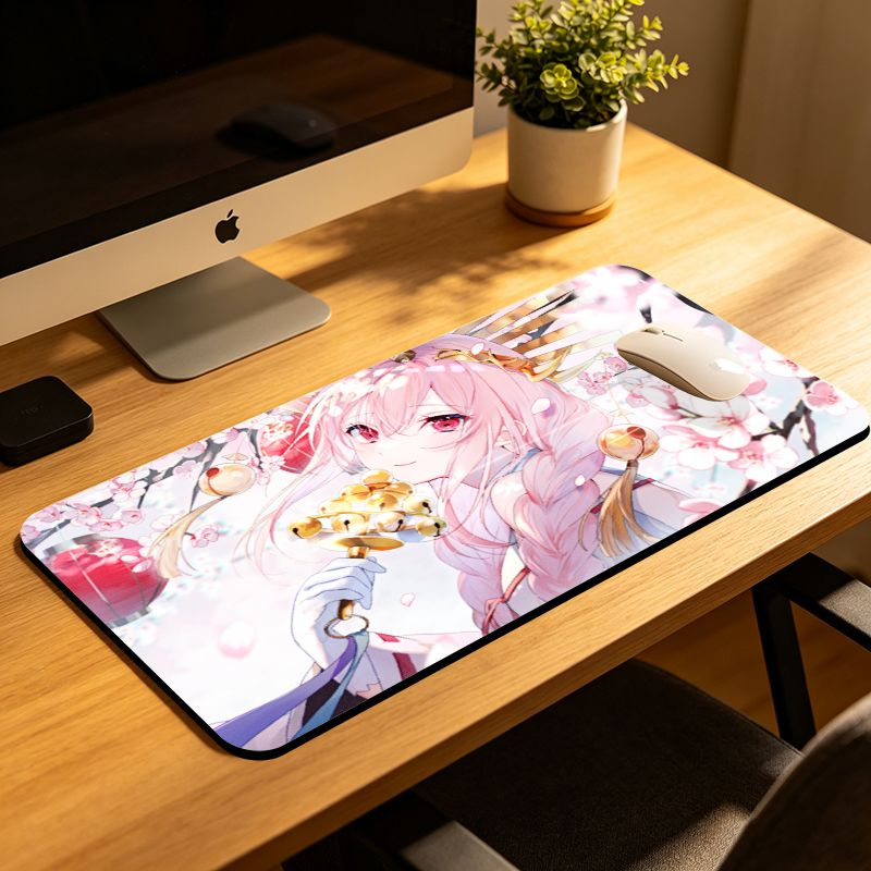 VIKAMA Aesthetic Anime Mouse P - Desk Setup Background บทวิจารณ์และราคา