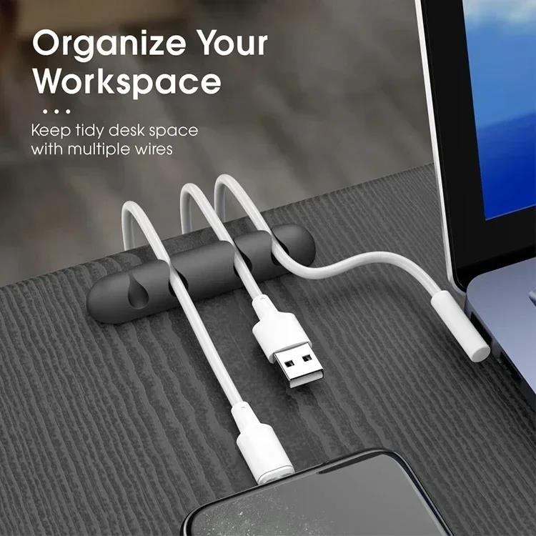 Mouse Wire Organizer Holds Mou - Desk Setup Computer บทวิจารณ์และราคา