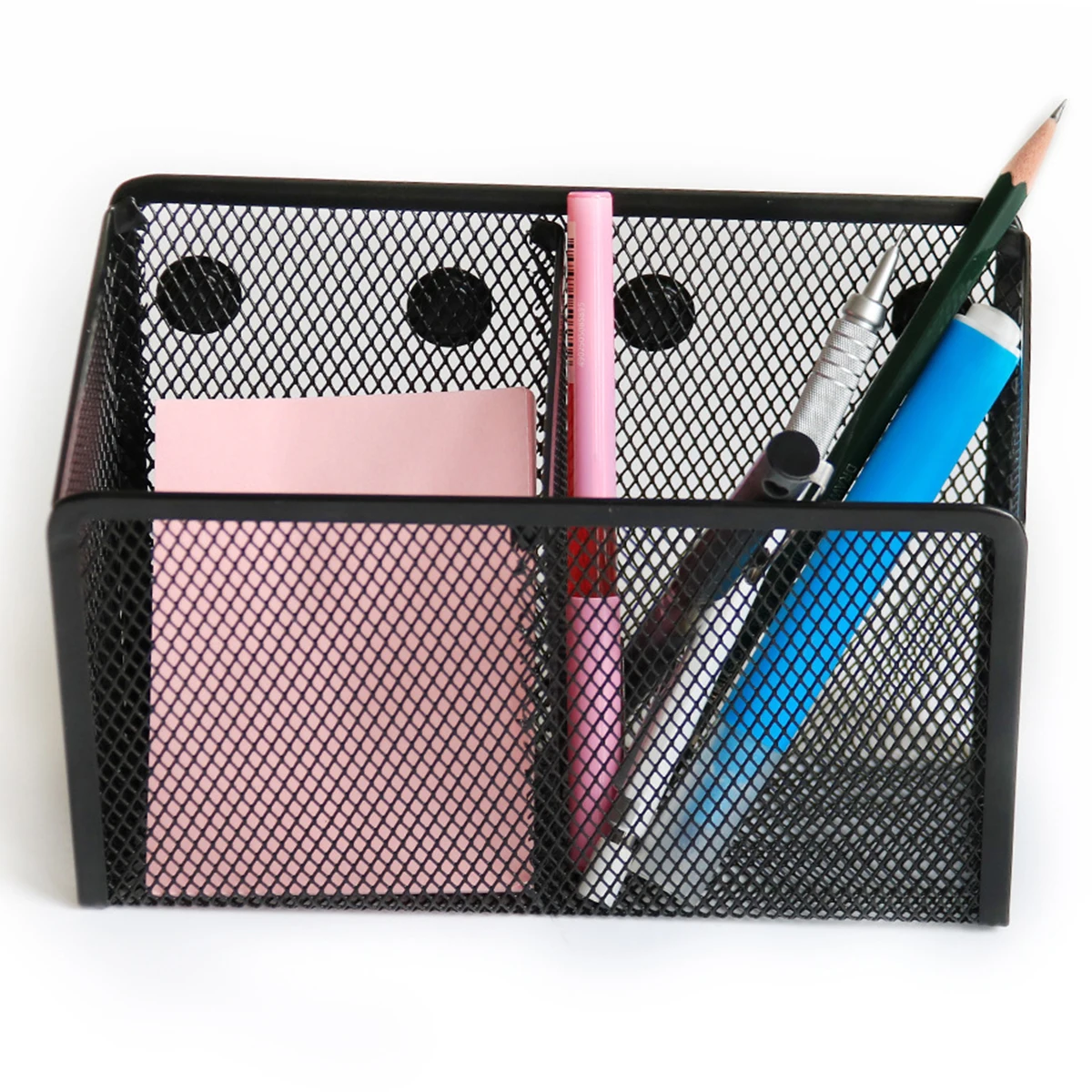 Metal Mesh Pen Cup Sturdy Magn - Pen Cup Magnetic บทวิจารณ์และราคา