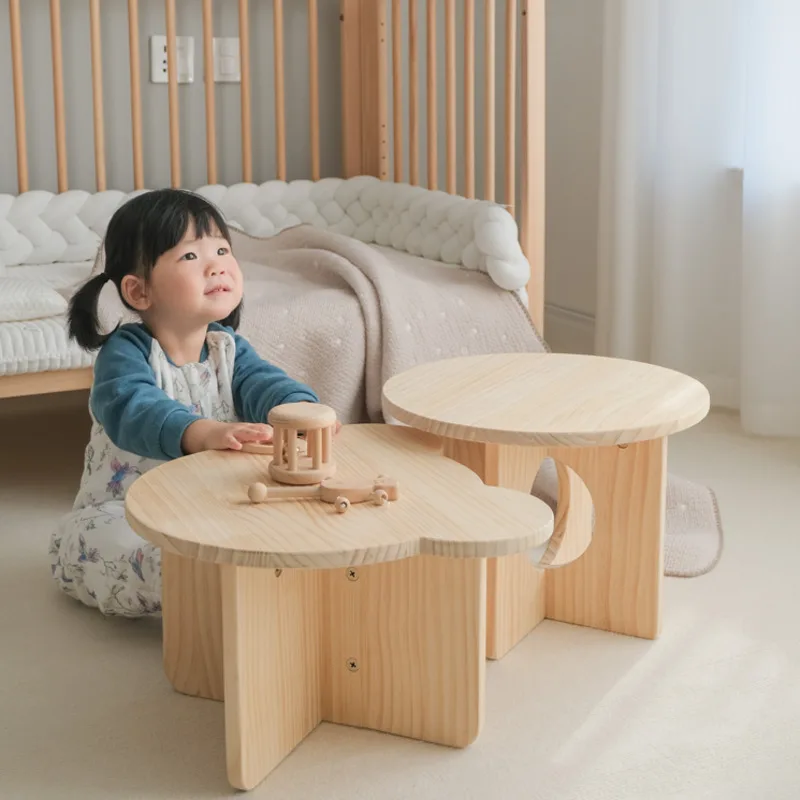 Solid Wood Children's Small Ta - Desk Setup Small Room บทวิจารณ์และราคา