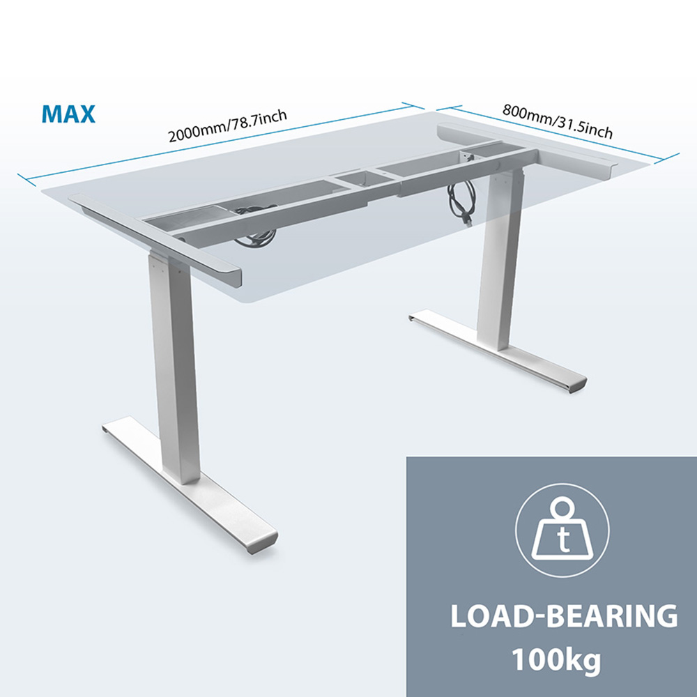 Two/Three Section Electric Lif - Desk Setup Game บทวิจารณ์และราคา