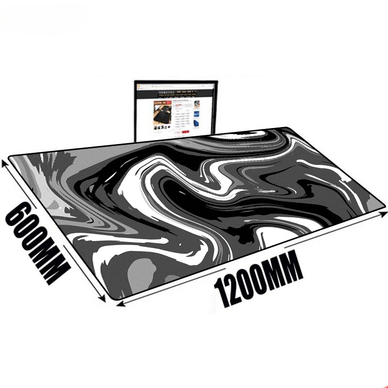 Large Mat Mouse Pad Fluid Art  - Desk Setup Gadgets บทวิจารณ์และราคา