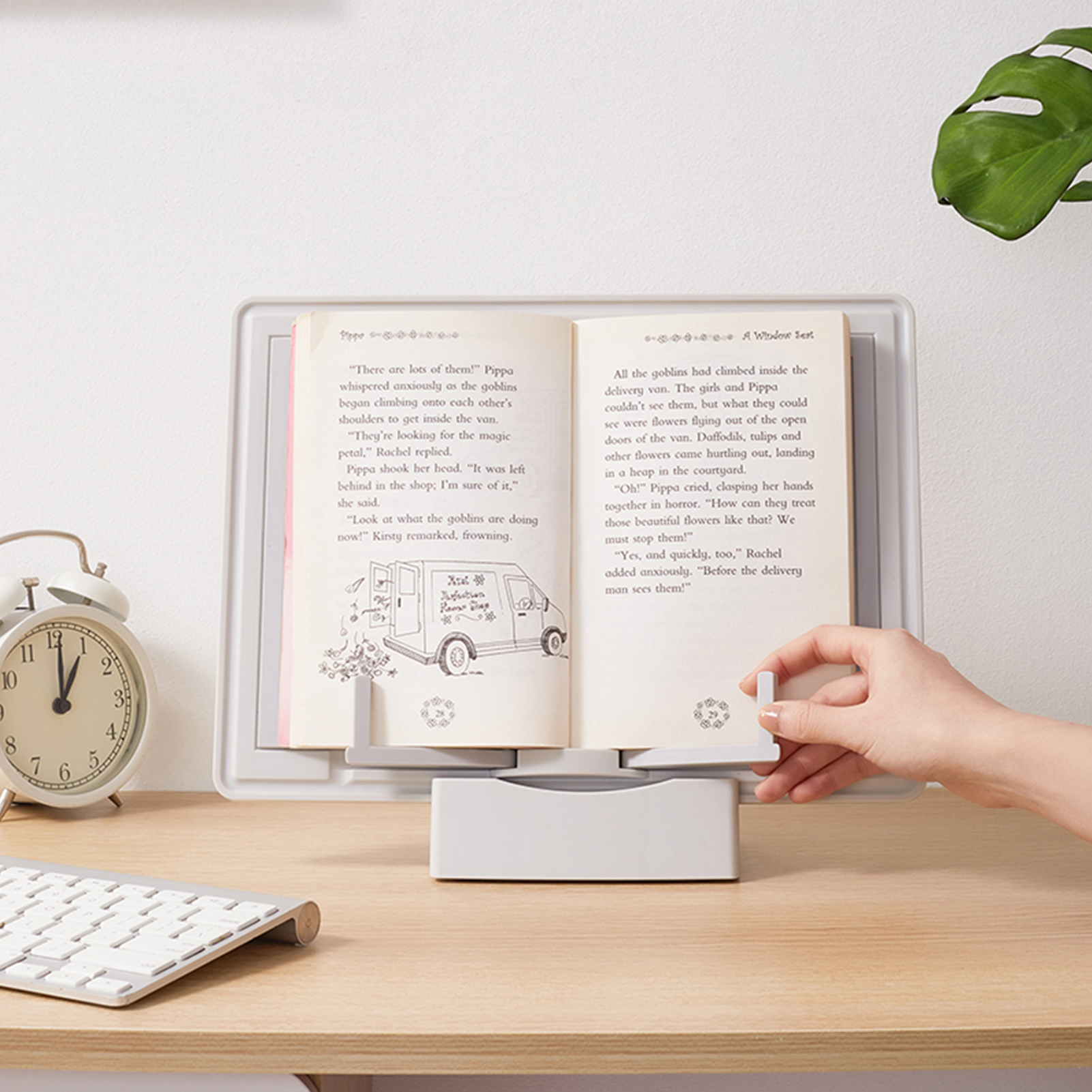 Book Stand Holder Portable Mul - Pen Cup Magnetic บทวิจารณ์และราคา