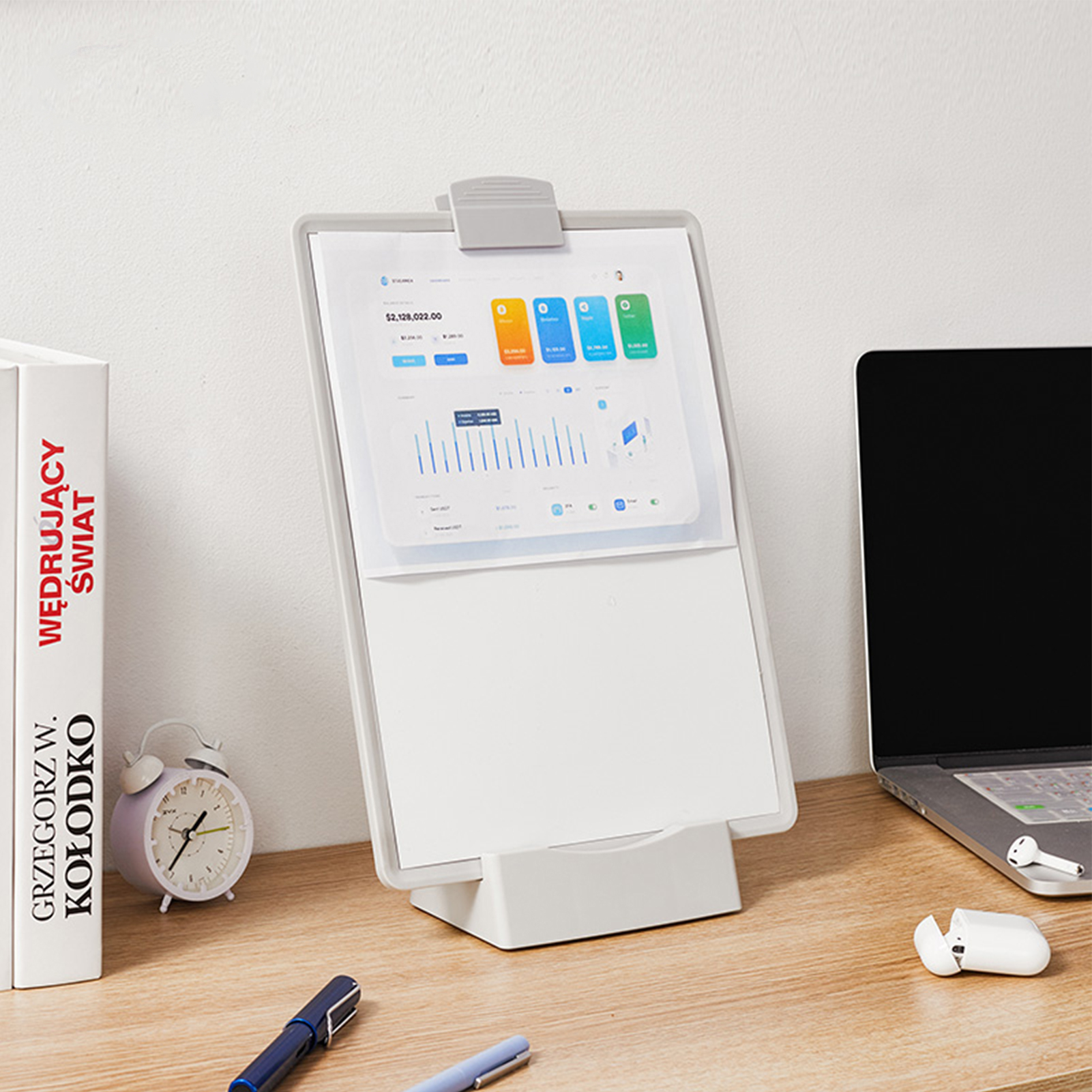 Book Stand Holder Portable Mul - Pen Cup Magnetic บทวิจารณ์และราคา