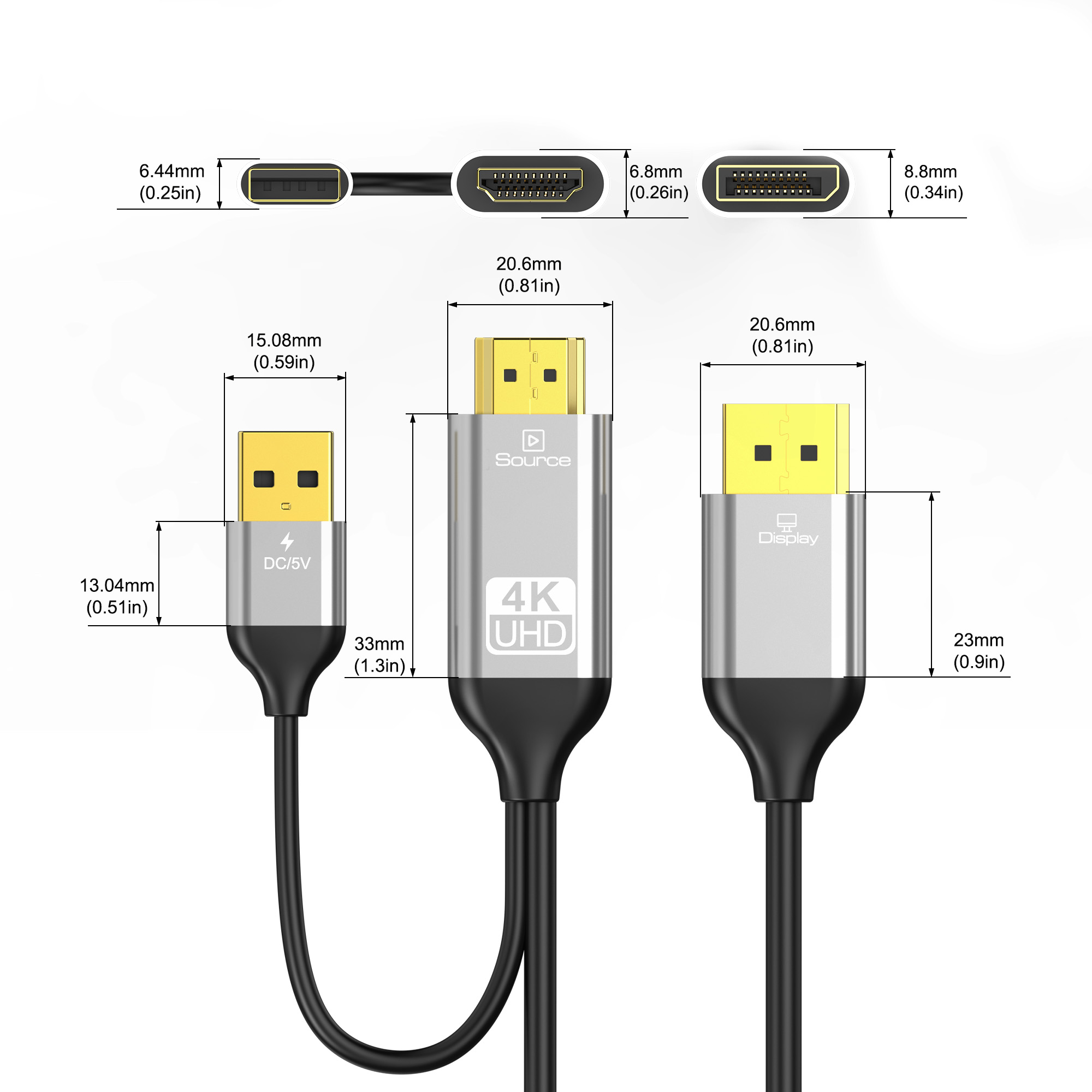 HDMI To DisplayPort Cable HDMI - Desk Setup Ps5 บทวิจารณ์และราคา