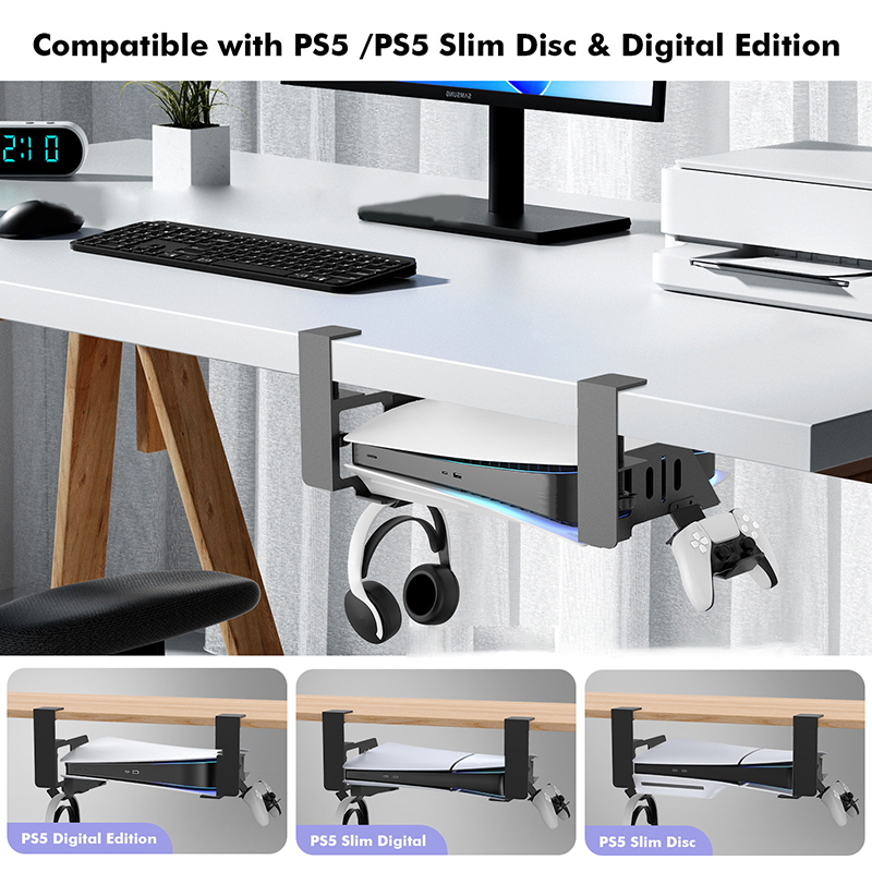 Under Table Hanging Holder For - Desk Setup Ps5 บทวิจารณ์และราคา