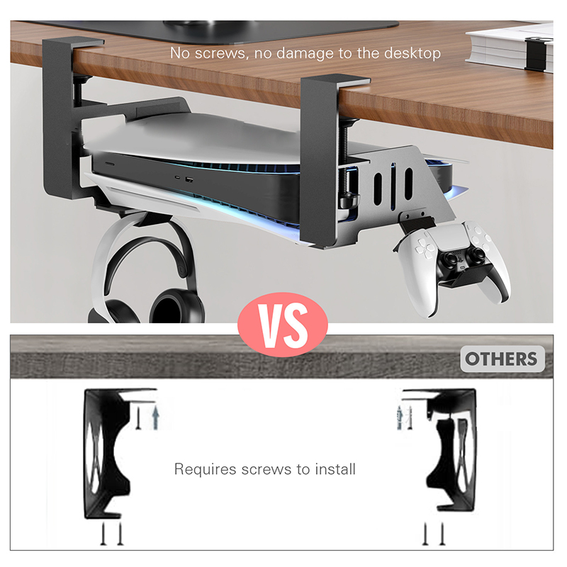 Under Table Hanging Holder For - Desk Setup Ps5 บทวิจารณ์และราคา