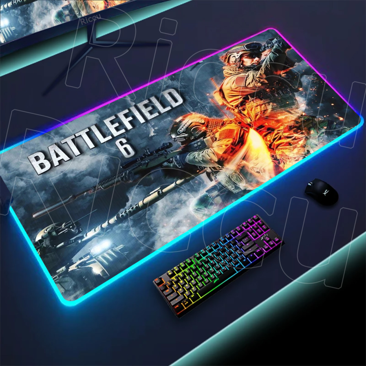 New Gamer Rgb Desk Mat Back Li - Desk Setup Gadgets บทวิจารณ์และราคา