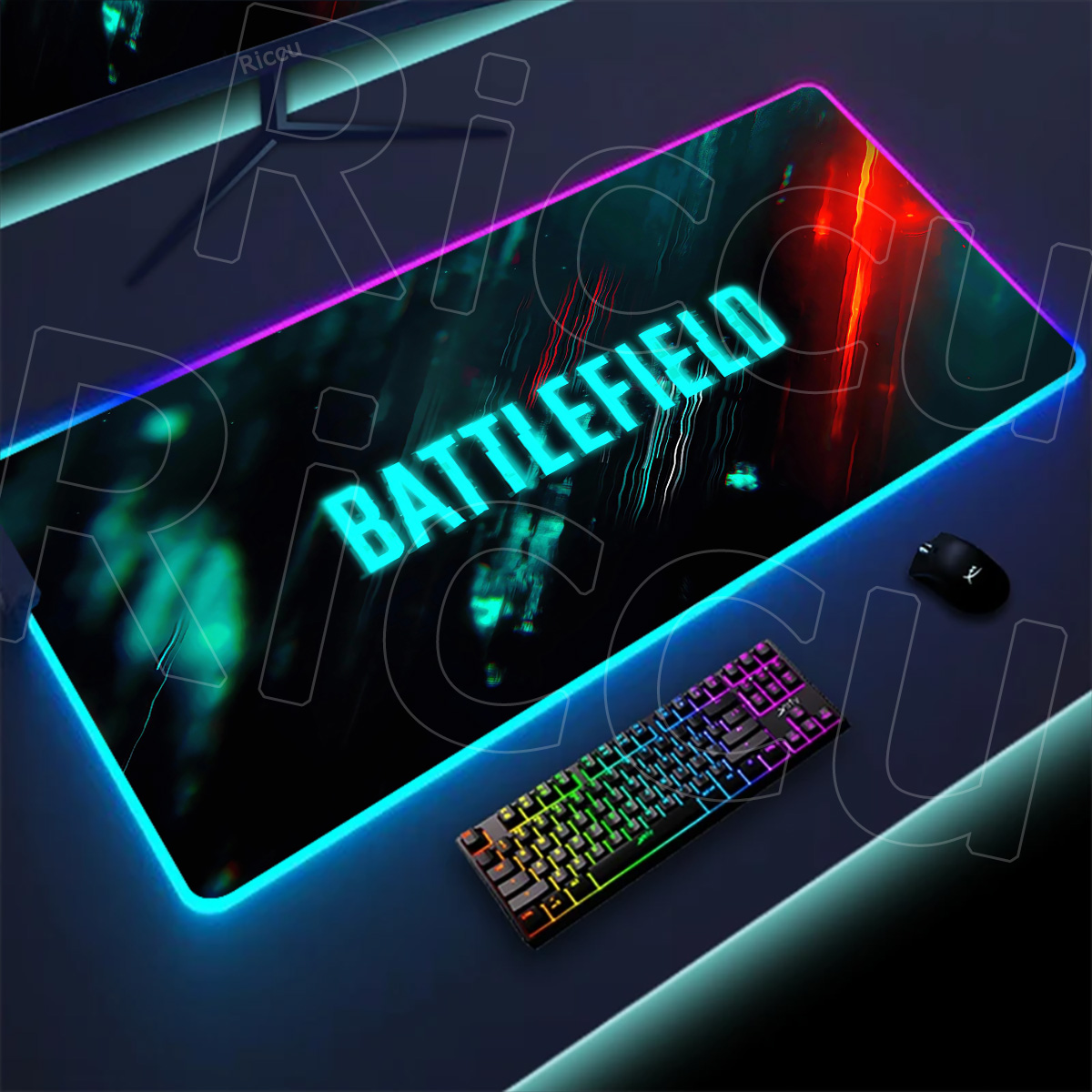 New Gamer Rgb Desk Mat Back Li - Desk Setup Gadgets บทวิจารณ์และราคา