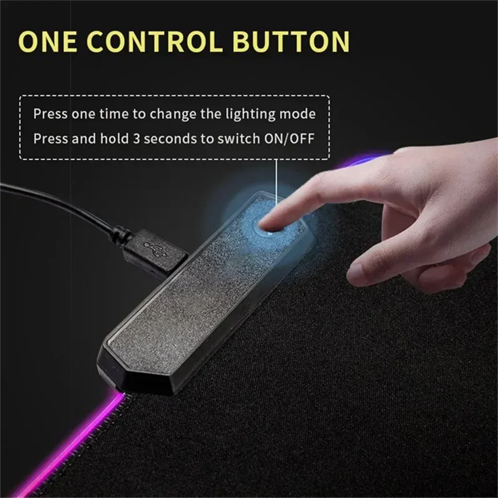 New Gamer Rgb Desk Mat Back Li - Desk Setup Gadgets บทวิจารณ์และราคา