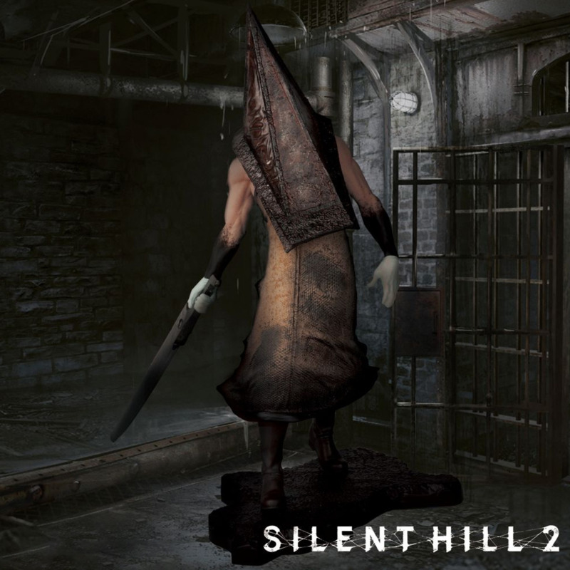 Scary Pyramid Head Figure Bubb - Desk Setup Game บทวิจารณ์และราคา
