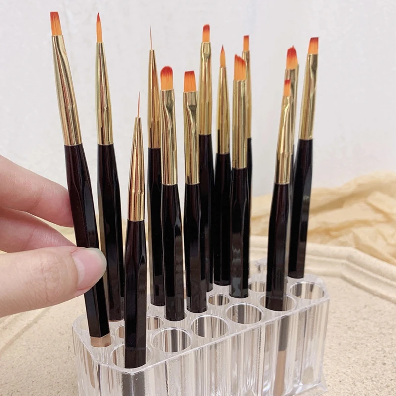 26 Holes Makeup Brush Holder M - Desk Setup Shelves บทวิจารณ์และราคา