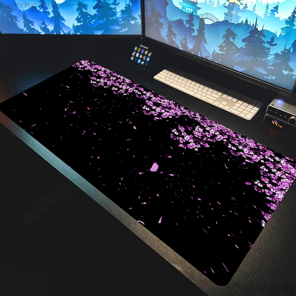 Japanese Cherry Blossom Large  - Desk Setup Background บทวิจารณ์และราคา