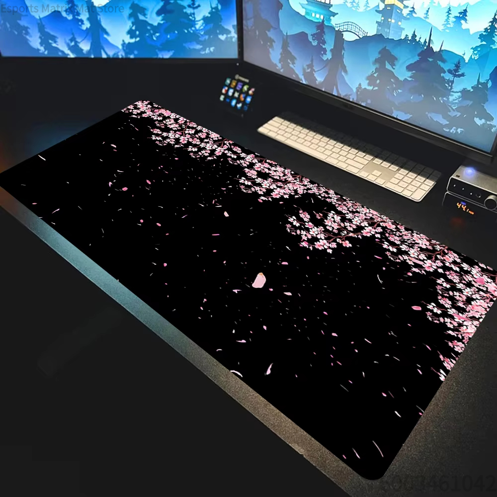 Japanese Cherry Blossom Large  - Desk Setup Background บทวิจารณ์และราคา