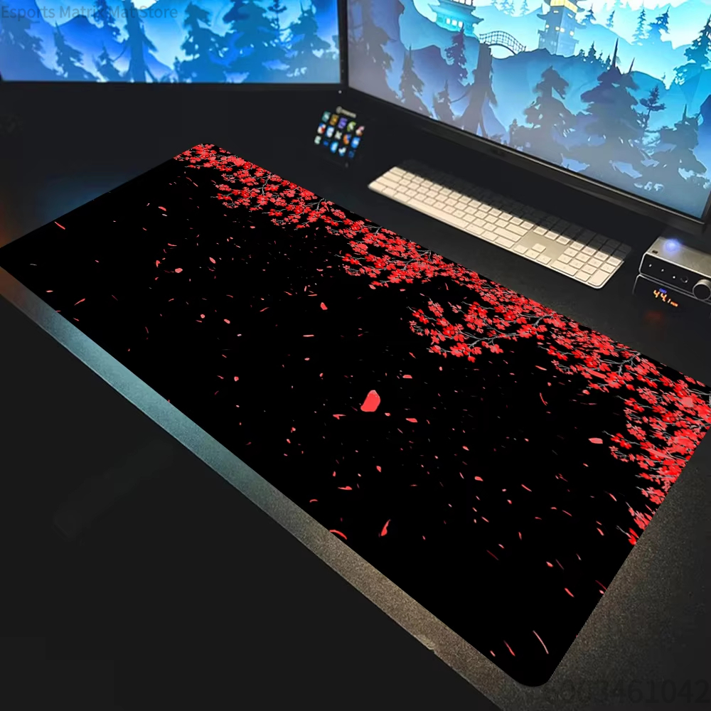 Japanese Cherry Blossom Large  - Desk Setup Background บทวิจารณ์และราคา