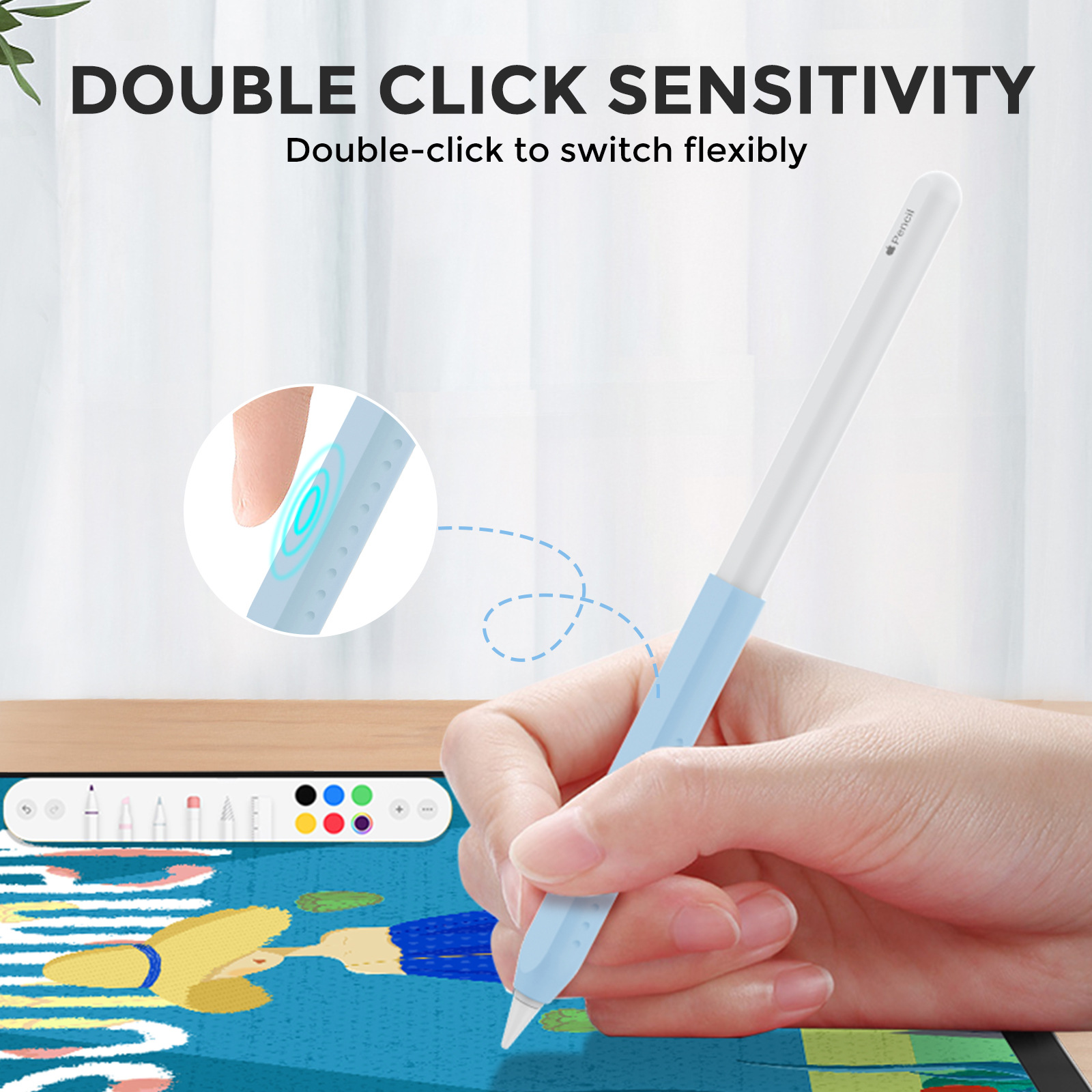 1PC Stylus Cover for Apple Pen - Pen Cup Magnetic บทวิจารณ์และราคา