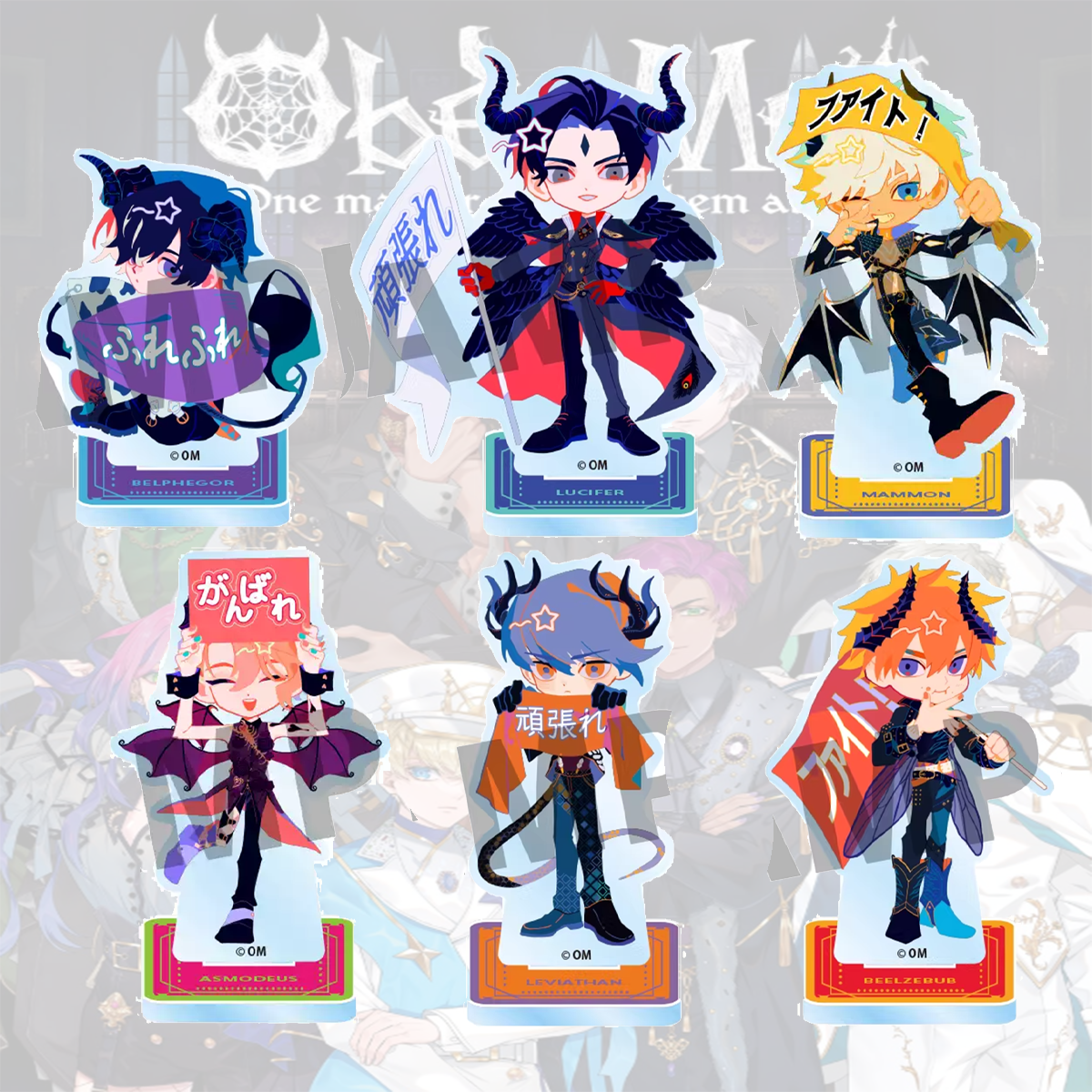 Anime Obey Me! New 10cm Clear  - Desk Setup Game บทวิจารณ์และราคา