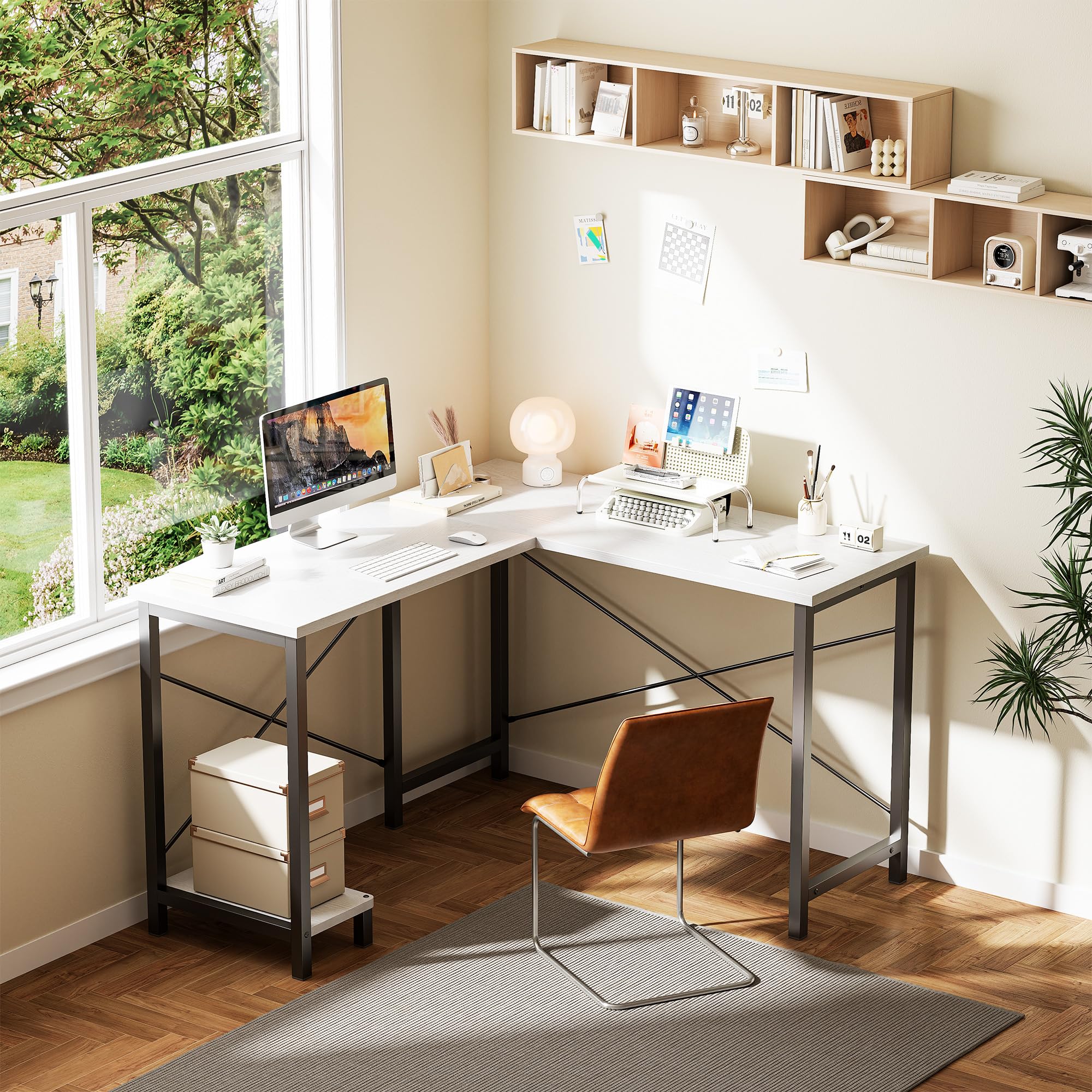 JHK 50 Inch L Shaped Desk Comp - Desk Setup Game บทวิจารณ์และราคา