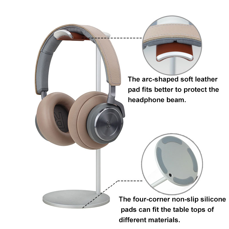 Curved Aluminum Headphone Stan - Desk Setup Game บทวิจารณ์และราคา