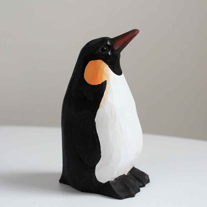 1 PC Emperor Penguin Handcarve - Desk Setup Computer บทวิจารณ์และราคา