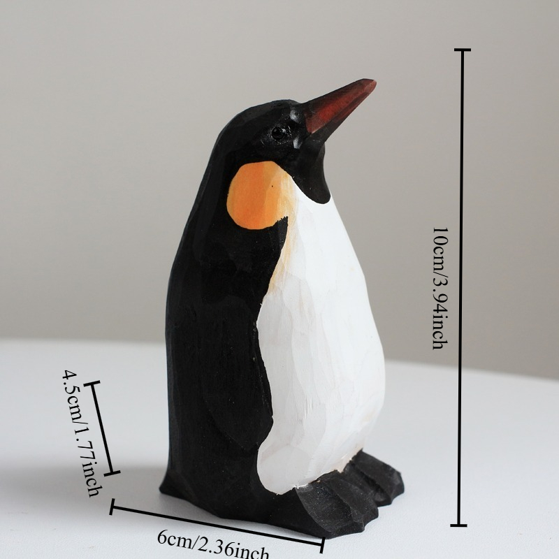 1 PC Emperor Penguin Handcarve - Desk Setup Computer บทวิจารณ์และราคา