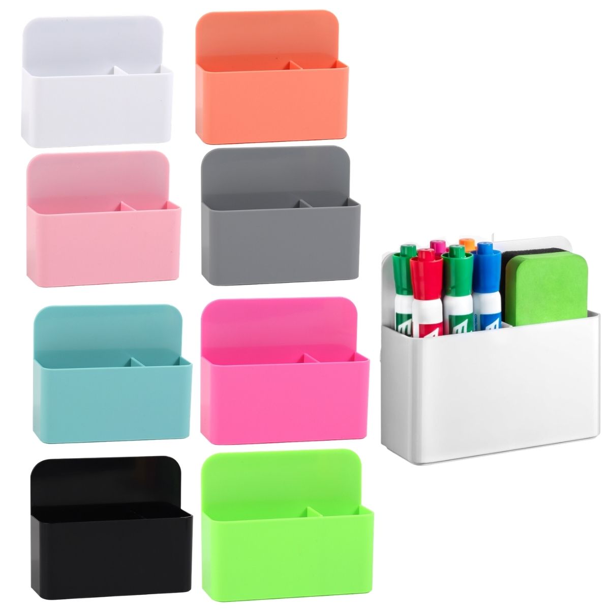 2 Pcs Magnetic Dry Erase Marke - Pen Cup Magnetic บทวิจารณ์และราคา