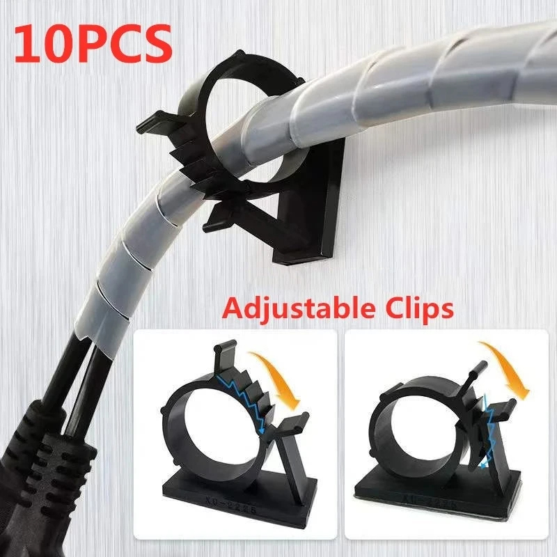 Cable Organizer Self Adhesive  - Desk Setup Computer บทวิจารณ์และราคา