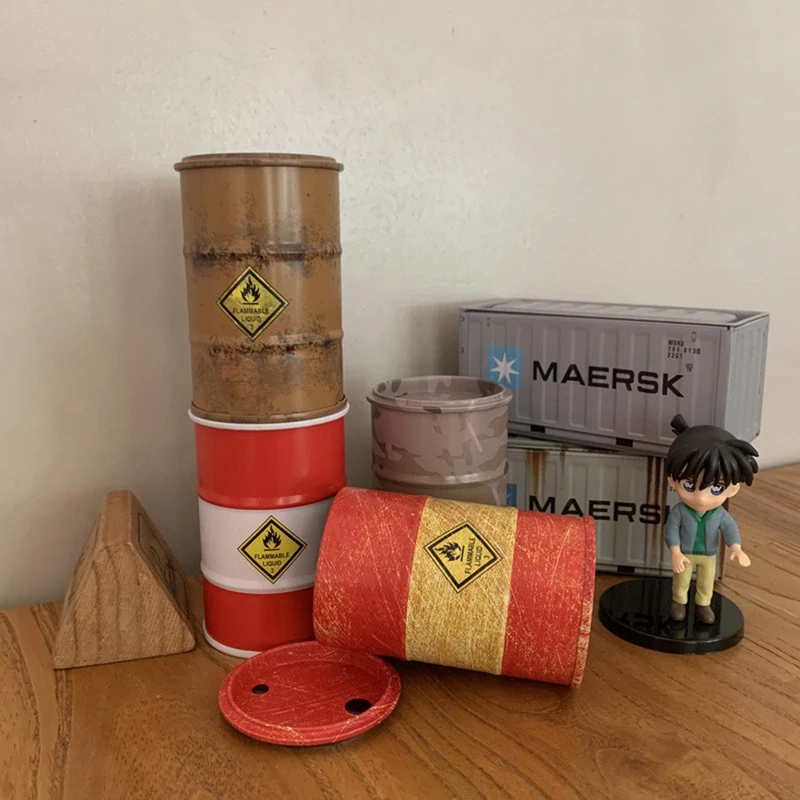 Iron Mini Oil Drum Model, Chem - Desk Setup Game บทวิจารณ์และราคา