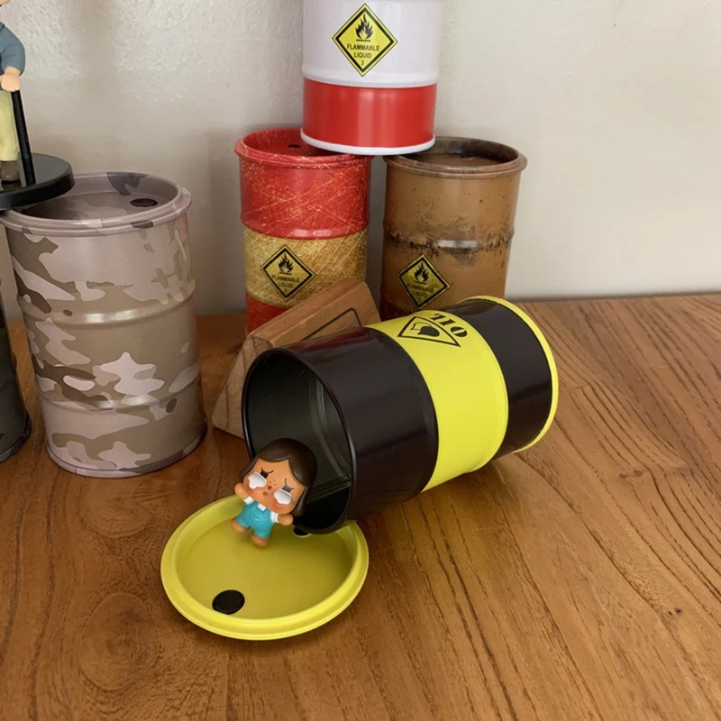 Iron Mini Oil Drum Model, Chem - Desk Setup Game บทวิจารณ์และราคา