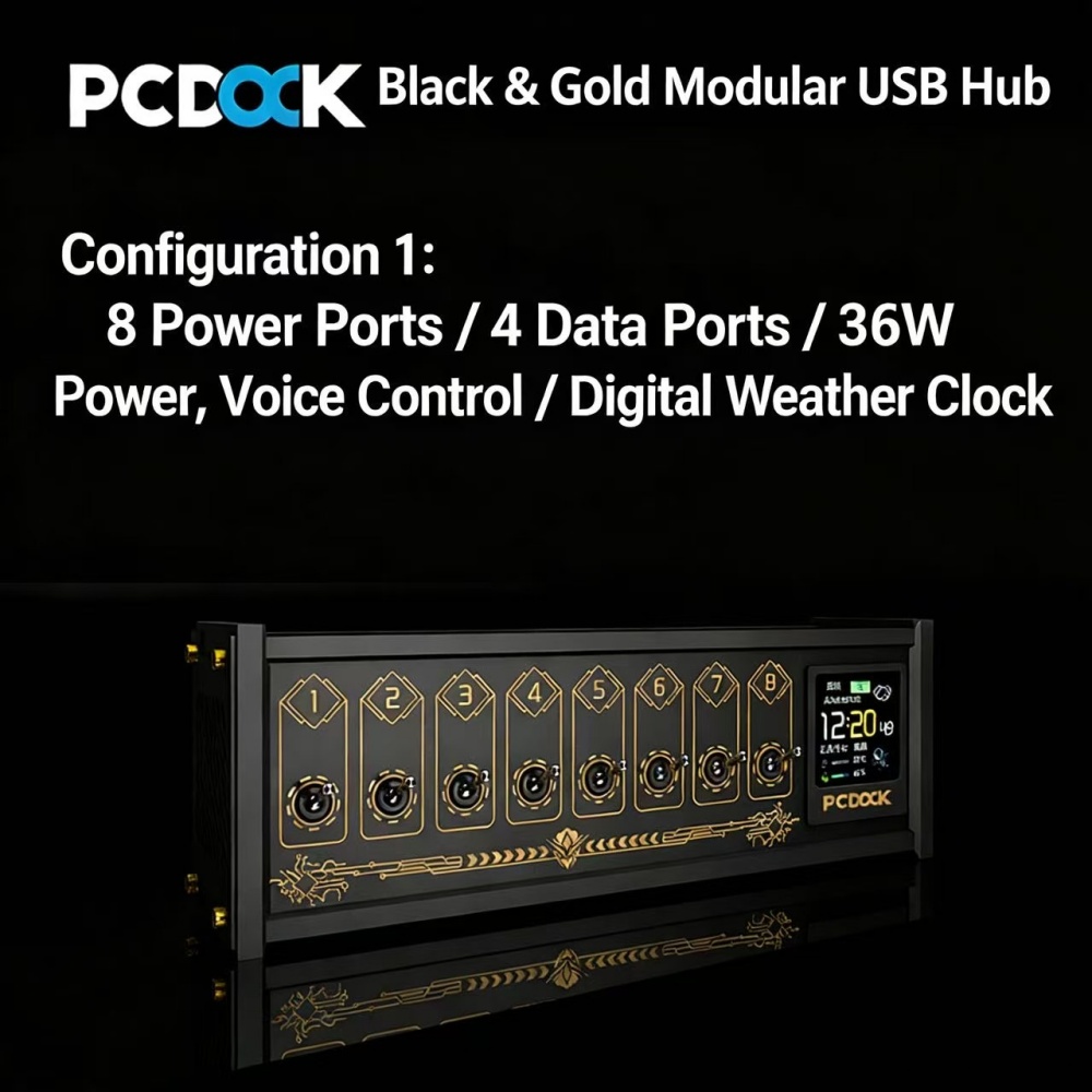 PCDOCK Block USB Desktop Power - Desk Setup For Laptop บทวิจารณ์และราคา