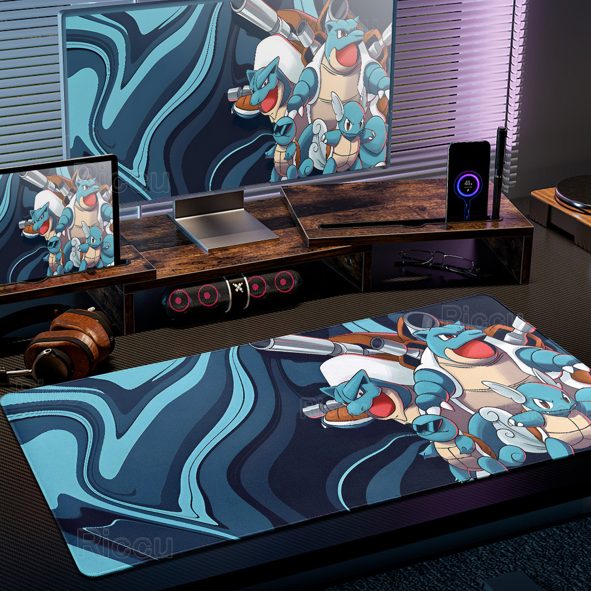 Anime Cartoon P-Pokémon Fluid  - Desk Setup Background บทวิจารณ์และราคา