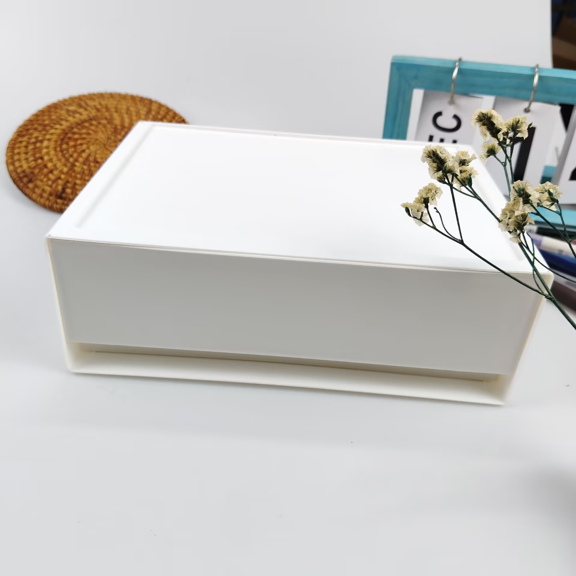 Desktop Storage Box, Drawer, C - Desk Setup Shelves บทวิจารณ์และราคา