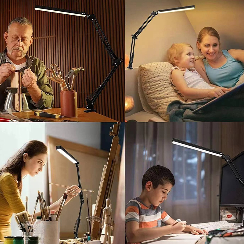 33CM LED Desk Lamp Adjustable  - Desk Setup Computer บทวิจารณ์และราคา