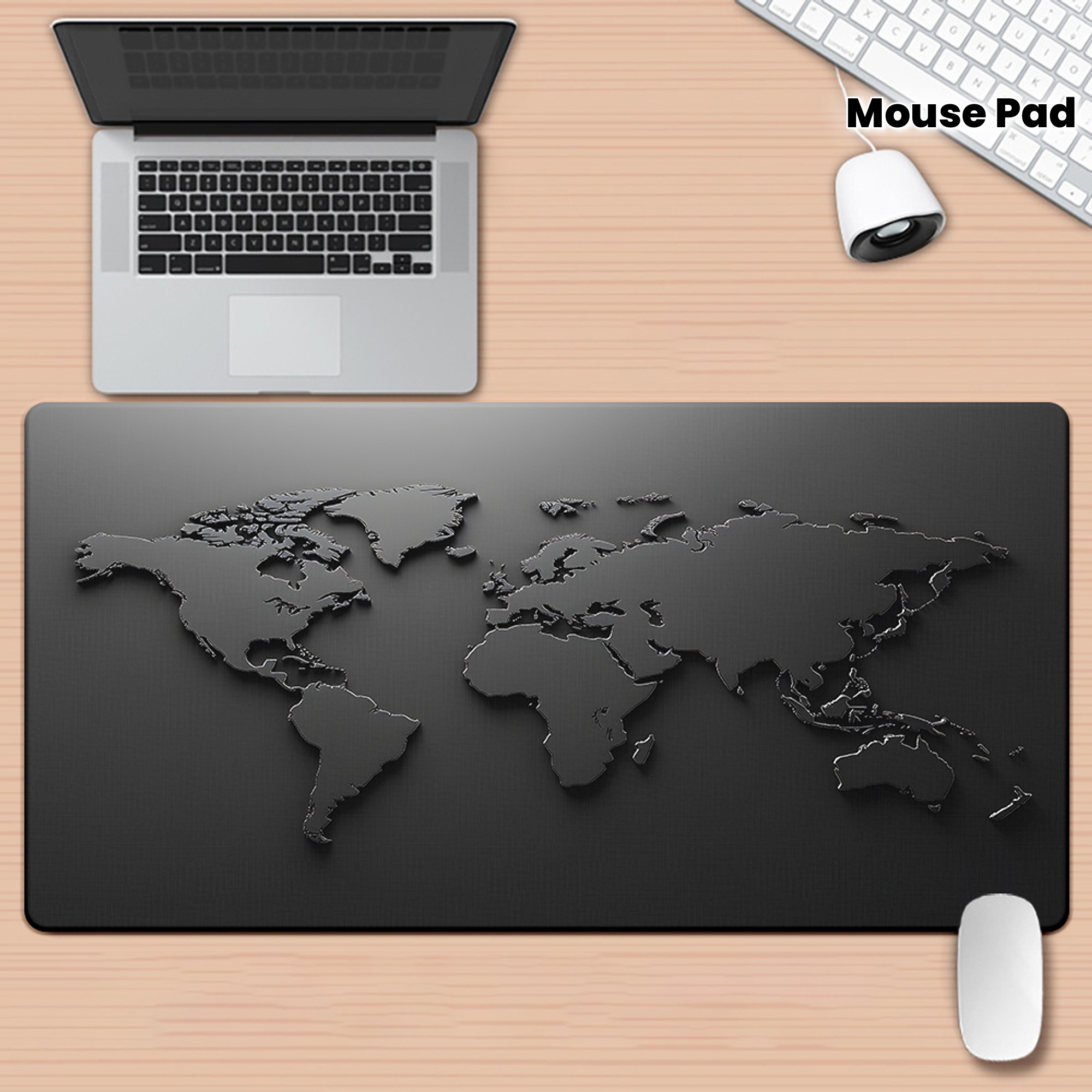 Black and Gray Gradient Map De - Desk Setup Gadgets บทวิจารณ์และราคา