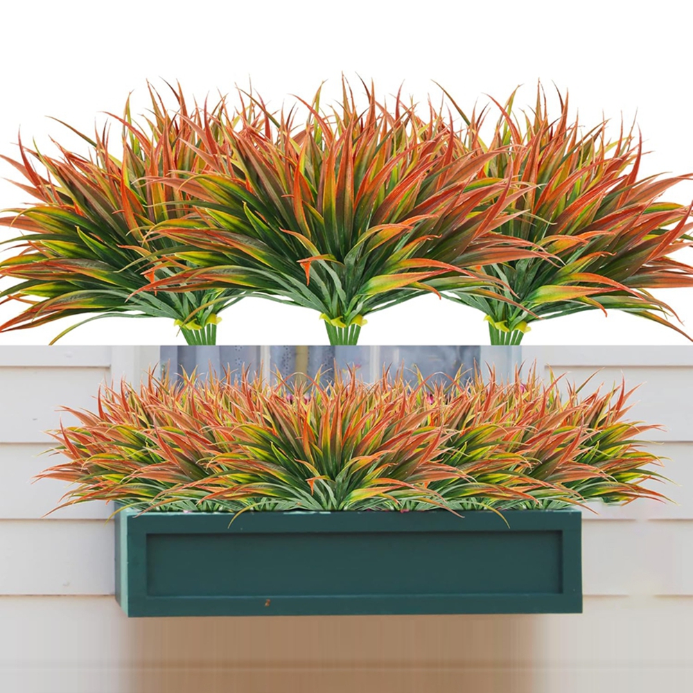 1 Pc Grass Artificial Plants H - Desk Setup Computer บทวิจารณ์และราคา