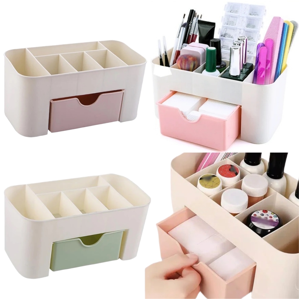Nail Art Organizer Desktop Dra - Desk Setup Shelves บทวิจารณ์และราคา