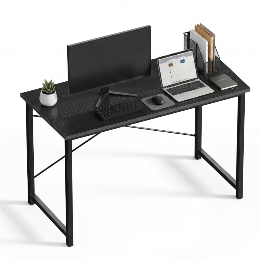 Compact Modern Writing Desk fo - Desk Setup For Small Space บทวิจารณ์และราคา
