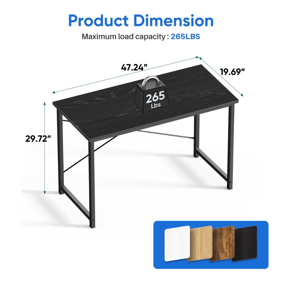 Compact Modern Writing Desk fo - Desk Setup For Small Space บทวิจารณ์และราคา