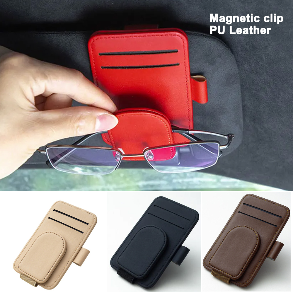 Multifunctional Pu Leather Car - Pen Cup Magnetic บทวิจารณ์และราคา