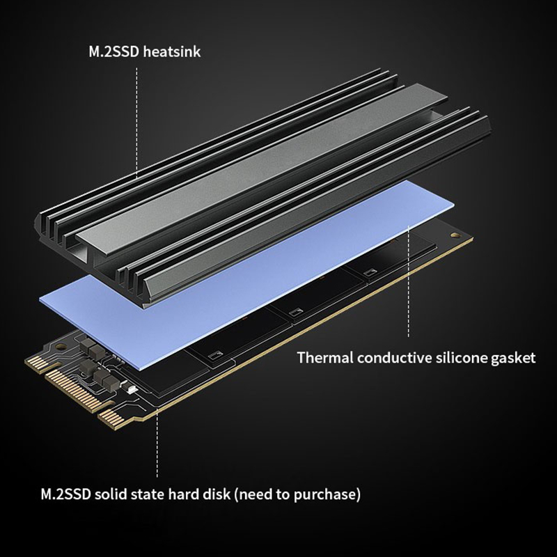 TEUCER M.2 SSD Heatsink M2 228 - Desk Setup Ps5 บทวิจารณ์และราคา