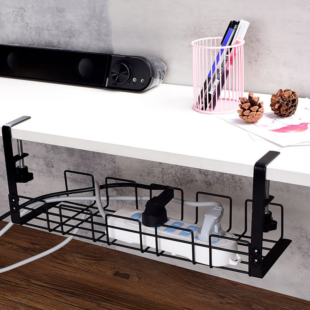 Cable Management Box Under Des - Desk Setup Shelves บทวิจารณ์และราคา