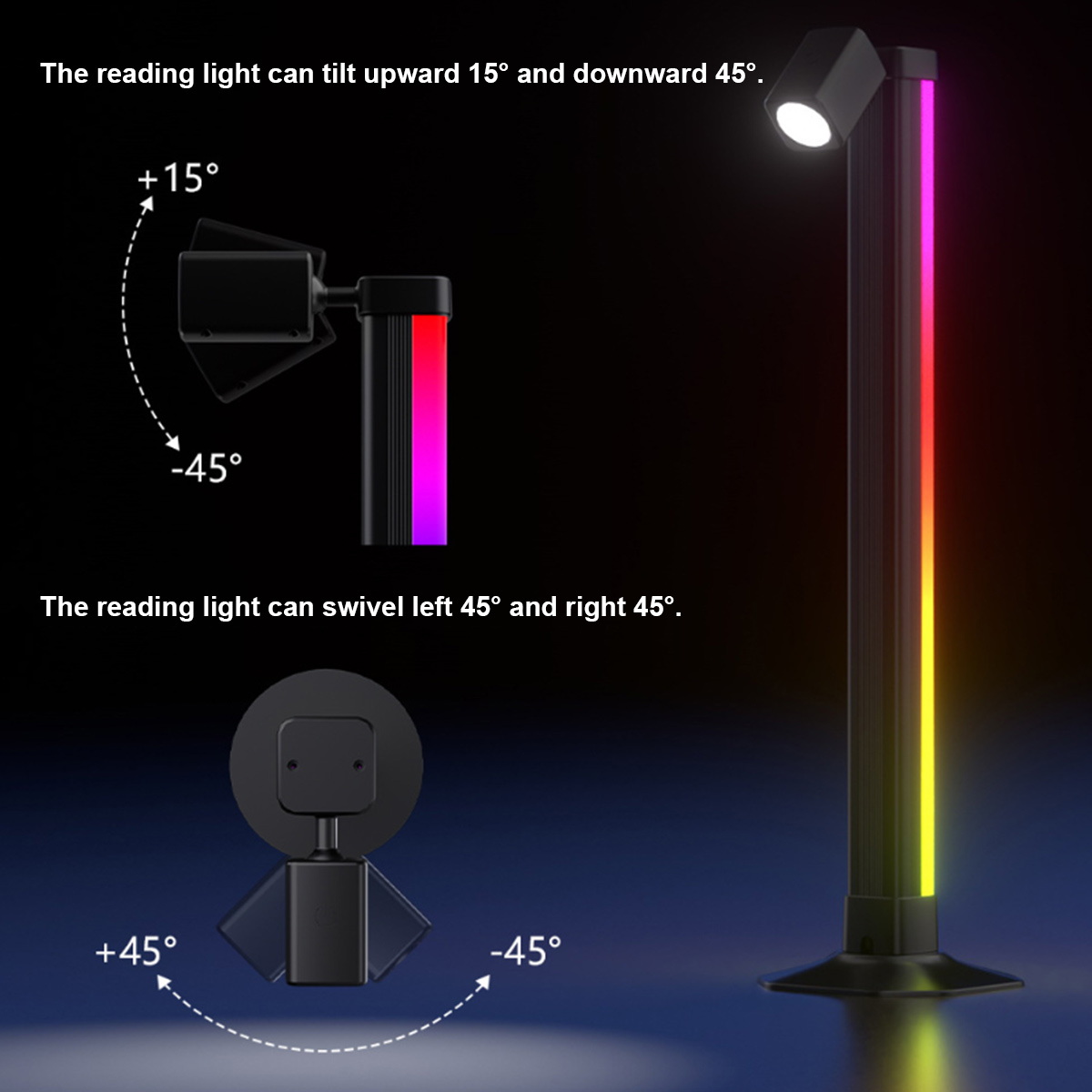 Smart Light Bar LED RGB Music  - Desk Setup Background บทวิจารณ์และราคา